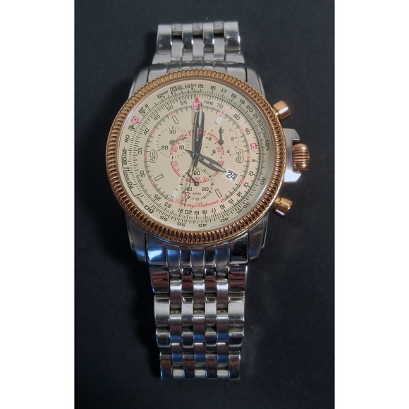 Tommy Bahama Other - Tommy Bahama Rose Gold Pilot Cronograph Watch